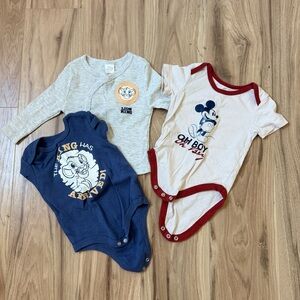 Baby Boys Disney Clothes Lot – 3 Pieces